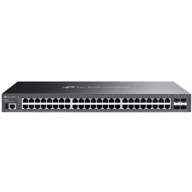 TP-LINK Mrežni preklopnik Omada SG5452X, upravljani L3, 48 x Gigabit, rack, crni