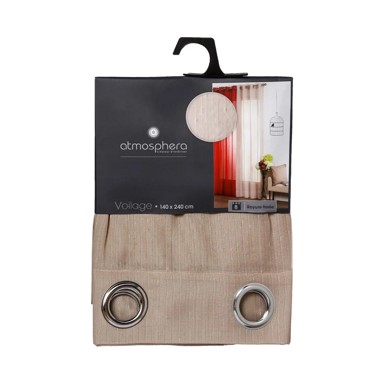 ATMOSPHERA Gotove zavjese STRIPE BEŽ 140X240 cm