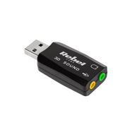 REBEL Zvučna kartica USB 5.1, crna