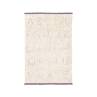 LORENA CANALS Krem periv/ručno rađen pamučan dječji tepih 120x160 cm ABC