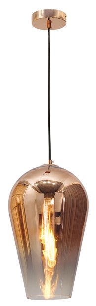 Visilica MO1209, ružičasto/zlatna