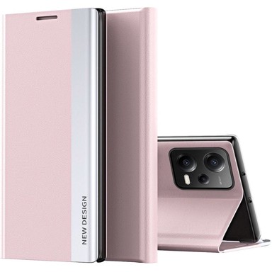 OVERBOARD Preklopna futrola za Xiaomi Poco X5 5G / Xiaomi Redmi Note 12 5G, bočna magnetska, roza