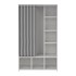 TVILUM Bijeli/sivi ormar 105x180 cm Kit 