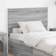 Uzglavlje s uzglavljem 90 cm, konstruirano drvo, siva sonoma