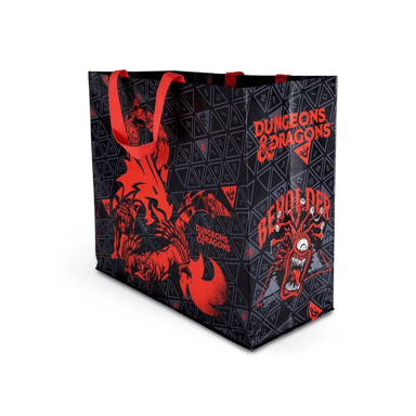 KONIX Vrećica za kupovinu DND Monsters, crno-crvena