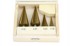 MAR-POL Set konusnih HSS svrdla (4 kom) 4-32 mm, srebrna