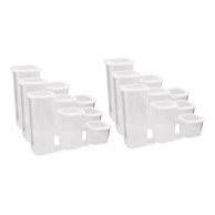 HERMIA Posude za namirnice u setu 18 kom za čuvanje hrane 