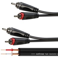 ONE Audio kabel 2 × RCA muški – 2 × RCA muški SACC130L1, 1 m