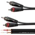 ONE Audio kabel 2 × RCA muški – 2 × RCA muški SACC130L1, 1 m