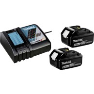 MAKITA AKU Set baterija + punjač - 198116-4 - 2x BL1860B + DC18RC