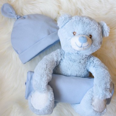 NESTING Set Sara s kapicom i dekicom za novorođenče