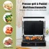 COSTWAY Panini grill 3 u 1 s neprianjajućim pločama, 1200 W