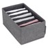 BIGSO Sivi organizator za ladicu s pretincima Drawer, 16,5 x 11 cm