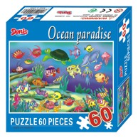 DENIS Puzzle Ocean Paradise, 60 dijelova, 28x21.5 cm, 3+