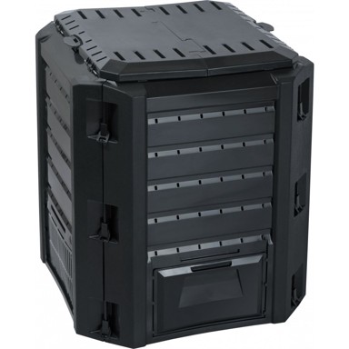 PROSPERPLAST Komposter Compogreen, 380 l crni
