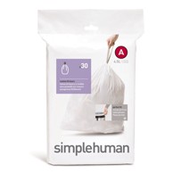 SIMPLEHUMAN Vreće za smeće s trakom za zatezanje 30 kom 4,5 L A