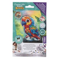 CRAFT BUDDY Set za slikanje kristalima Papiga