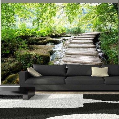 Samoljepljiva foto tapeta Forest path 441x315