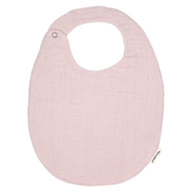 KINDSGUT Ružičasti podbradnik od muslina Oslo