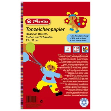 HERLITZ Kolaž papir 23 x 33 cm 20 listova 229401