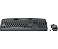 LOGITECH Tipkovnica + miš MK330 Wireless Desktop, crna, bežična, USB