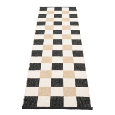 PAPPELINA Unutarnja i vanjska staza Pix Black Vanilla 70x240 cm, crna/krem