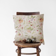 LINEN TALES Božićna lanena jastučnica Jingle Bells, 40 x 40 cm