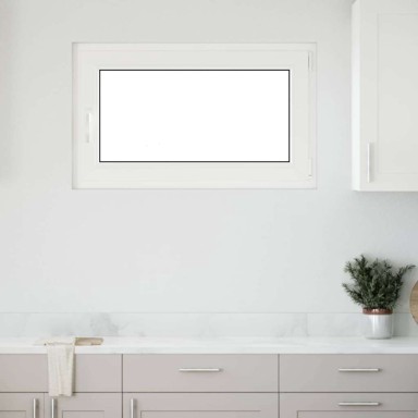 Prozor za podrum Risor 100 x 60 cm, PVC i staklo, dvostruki sloj, naginjanje i okretanje desno, antracit