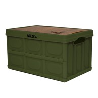 NILS CAMP Kutija kamperska 2u1 stol, zelena