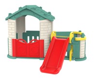 Dječja kućica 3u1 Green Roof, zelena