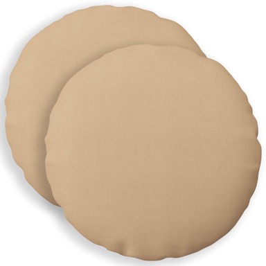 Presvlaka za jastuk Heerlen, set od 2, Ø 50 cm, tkanina, krem