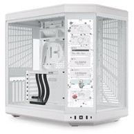 HYTE Kućište Y70, bijelo, E-ATX, prozor, 4K ekran, bez napajanja