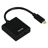 HAMA USB-C na DisplayPort grafički adapter 4K Ultra HD, crni