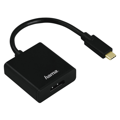 HAMA USB-C na DisplayPort grafički adapter 4K Ultra HD, crni