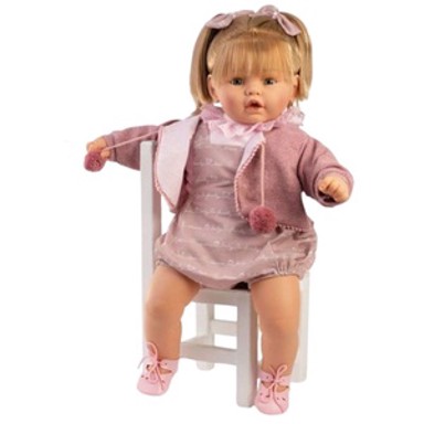 BERBESA Lutka Baby Dulzona, rozi bodi i jaknica