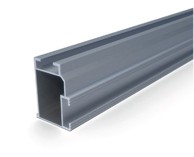 VS+ Montažna šina 50 x 37 x 4400 mm, crna