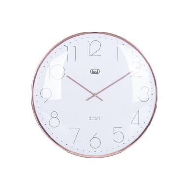 TREVI Zidni sat, 30cm, metalni okvir, analogni, bronca 0M351215