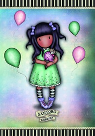 SANTORO Bilježnica Gorjuss A4, linije, 44 lista, meki uvez