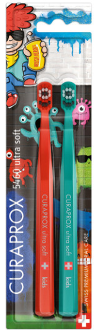 CURAPROX Dječja četkica za zube CS Kids Grafitti Edition, 2 komada