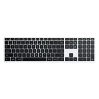 SATECHI Bluetooth tipkovnica X3, QWERTY, crno-srebrna