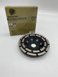 Dijamantni brusni disk, dvostruki red, profesionalni, 125 mm