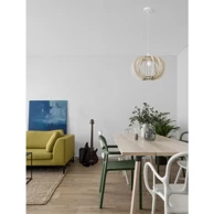 NOVA LUCE Visilica Ottoline NL9620123, E27, IP20, bijela i natural