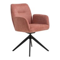 UNIQUE FURNITURE Ružičasta blagovaonska stolica Roxana 