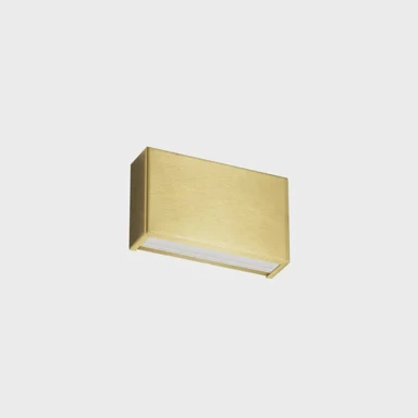 Zidna svjetiljka Box, IP40 540 lm 3000 K, mjedena