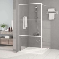 ESG Pregrada za tuš staklo transparentno 100x195 cm, bijela