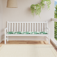 Jastučić za vrtne klupe 180x50x4 cm Oxford tkanina uzorak lista