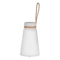 FISCHER & HONSEL Bijela/smeđa LED stolna lampa (visina 20 cm) Bruno 