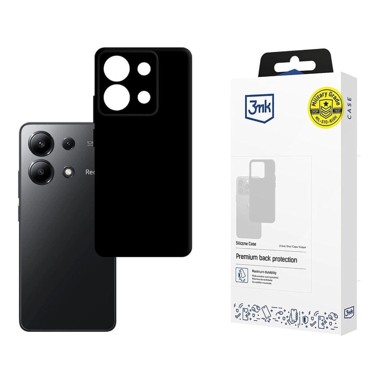 3MK Etui Silicone Case, Xiaomi Redmi Note 13 4G, crni