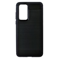 MAXMOBILE Maska Carbon Fiber za Samsung Galaxy A72 4G / 5G, crna