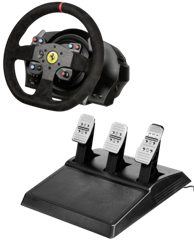THRUSTMASTER Gaming volan T300 Ferrari Integral Alcantara Edition, crni